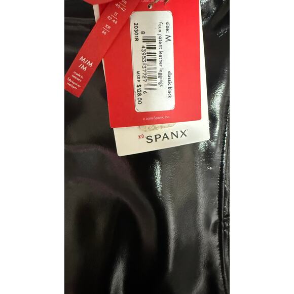 Spanx Faux Patent Leather Leggings - Picture 2 of 3